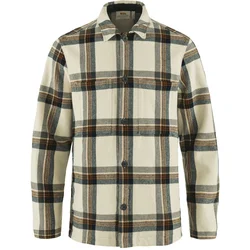 Fjällräven Singi Flanel Overshirt M srajca, kreda bela/temno modra (XL)