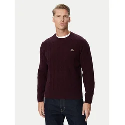 Lacoste Pulover AH2924 Bordo rdeča Classic Fit