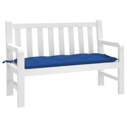Jastuk za vrtnu klupu plavi 120 x 50 x 7 cm od tkanine Oxford