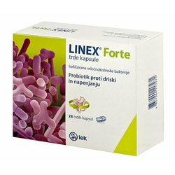 LINEX probiotik FORTE, 28 trdih kapsul