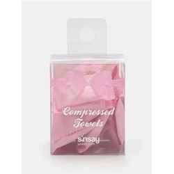 Sinsay - Skompresovani peškiri u tabletama 20 pack - pastelno roze