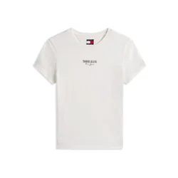 Tommy Jeans Majica ESSENTIAL črna/bela