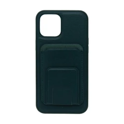 Maska za telefon LEATHER MAGSAFE WALLET za Iphone 12 Pro Max, Zelena
