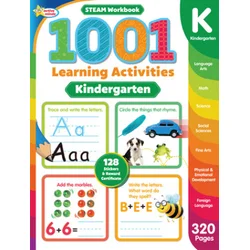 Active Minds 1001 Kindergarten Learning Activities: A Steam Workbook