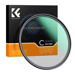K&F 46MM C Series Black Mist Filter 1/8, Ultra-thin multilayer Green Coating