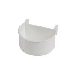 BENELUX Hranilica za ptice sa držačem 7.5x6.5/4 cm, Bela