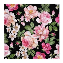 Serviete za decoupage Roses Glory Black - 1 kos
