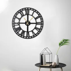 Wallity Zidni sat 50x50cm Crni