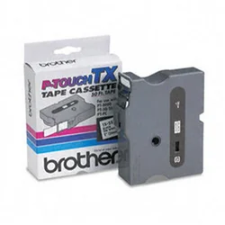 BROTHER trak Tx611 6mm, rumeno-črn