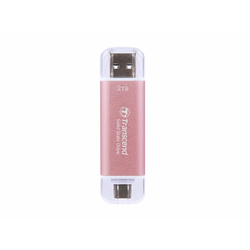 TRANSCEND Zunanji SSD ESD310P 2TB, zunanji SSD, USB 10Gb/s, tip C/A, roza