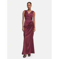 Rinascimento Večerna obleka CFC0130465003 Bordo rdeča Regular Fit