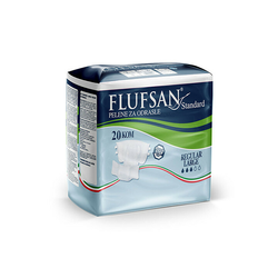 Flufsan dnevne pelene standard L (preko 70kg)