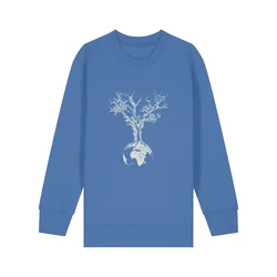 Life-Tree Majica Kids Unisex Weltenbaum modra
