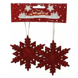 Pahulje 11cm 2kom/set crvene ( 40-633000 )