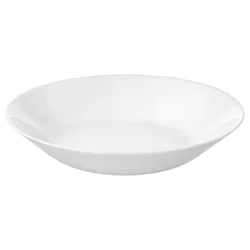 OFTAST Duboki tanjir, bela, 20 cm