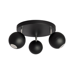 LED spot svetiljka MIDWAY 3xGU10/4,8W/230V crna