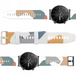 Hurtel Zaprega Moro za Huawei Watch GT2 Pro, silikonski trak – vzorec 3