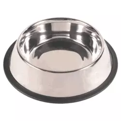 Trixie Posuda rostfrajna sa gumom - 450 ml