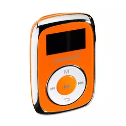 Intenso MP3 reproduktor Intenso Music Mover 8 GB, narančaste boje, pričvrsna kopča