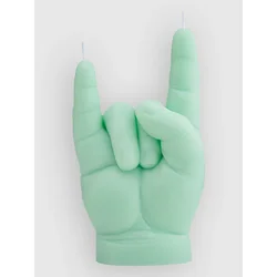 CandleHand You Rock Baby Candle green