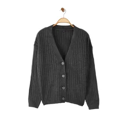 Trendyol Milla Ženski duks Twoaw26Hi00119, Antracit
