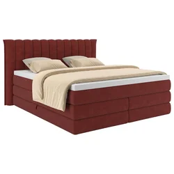 Boxspring Krevet Lina 160/200 cm , crvena