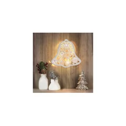Solight 1V296 - LED božićna dekoracija 9xLED/2xAA toplo belo zvonce