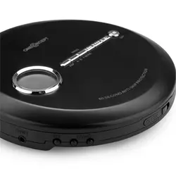 oneConcept CDC 100MP3 discman Disc-Player, LCD ASP, pojačalo, 2x1,5V; crna boja