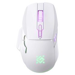 DEFENDER Bežični gejming miš Stix GM-009, USB povezivanje, 3200 DPI, Beli