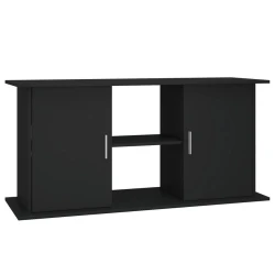 Vidaxl Stojalo za akvarij črno 121x41x58 cm inženirski les