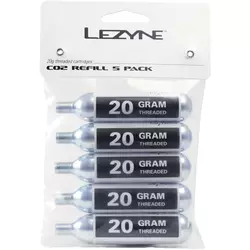 Lezyne 20g CO2 Cartridge 5-Pack