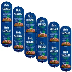 BRIT Sausage Turkey & Peas 6x800 g
