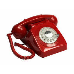 Telefon GPO ROTARY 746 RETRO crveni