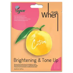 When Maska za lice Vegan, Citron, Brightening