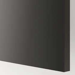 METOD / KNIVSHULT Vis.elem.mikrotal. s vratima/2fioke, Crnosiva/Nickebo boja antracita, mat, 60x60x240 cm