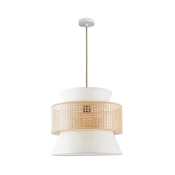 Luster na kablu GRENADA 1xE27/20W/230V, prečnik 40 cm, bež