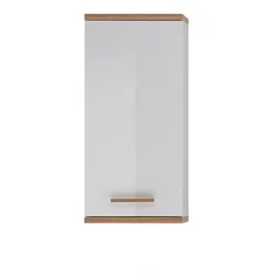 Bela stenska kopalniška omarica 36x75 cm Set 923 - Pelipal