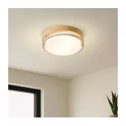 Brilagi - Plafonsko svetlo ORINO 2xE27/40W/230V prečnik 27 cm dekor drveta/hrast