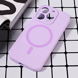 Maska Magsafe Pure color za iPhone 15 Pro 6.1 lila