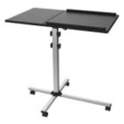 S-Box PFS 2 Podni nosač za projektor, Pokretni podni nosač za projektor, Nosivost Do 2 x10 kg težine (MAX.20 kg), Podešavanje visine od 772 mm do 872 mm, Polica 1 - 450 x 450 cm sa graničnikom, Polica 2 - 300 x 450 cm, Vertikalni nagib Police 1 od -35 do 35 Boja Crno/Srebrna, Materijal MDF, PVC, Čelik