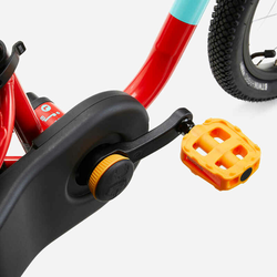 BTWIN Crveni dečji balans bicikl 2-u-1 DISCOVER 500 (14 inča, 3–5 godina) 14