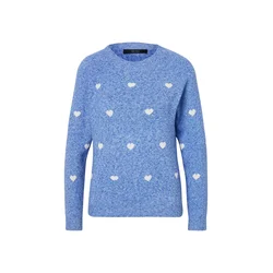 VERO MODA Pulover VMDOFFY progasto modra/bela
