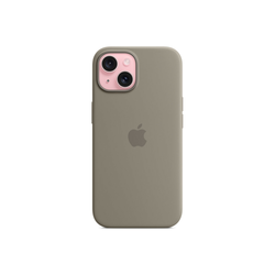 iPhone 15 Silicone Case with MagSafe - Clay