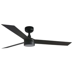 FARO 34291WT1S- LED prigušiva stropni ventilator CRUISER L 18W/230V CCT prečnik 132 cm crna WT + DO