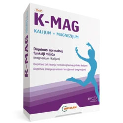 Inpharm K-MAG kalijum i magnezijum, 30 kapsula