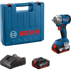 Bosch Akumulatorski udarni odvrtač Professional GDS 06019M5022, 18V, 350Nm, Plavo-crni