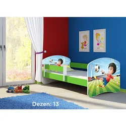 Deciji krevet ACMA II 140x70 + dusek 6 cm GREEN13