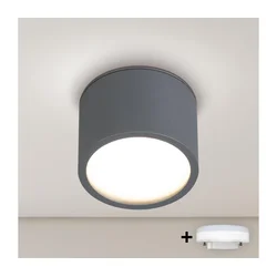 Brilagi - LED RGB prigušiva za kupatilo, ugradno spot svetlo SMOOTH 1xGX53/14W/230V Wi-Fi Tuya antracit