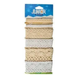 Junior crafty natur kraft čipka 500mm 6k ( 137611 )