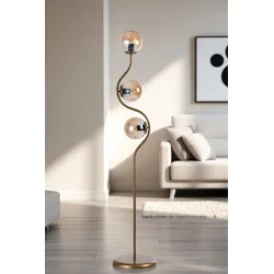 Opviq Podna lampa 8944-11, Zlatne boje